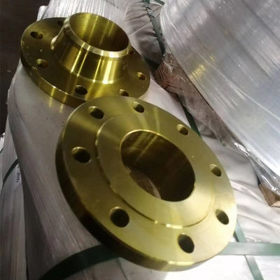 Trượt trên mặt bích rèn bằng thép carbon PN16 CLASS150 Tranh màu vàng